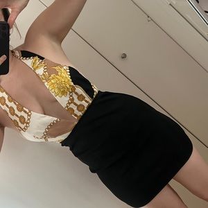 Forever 21 backless mini dress bodycon women’s size small NWT